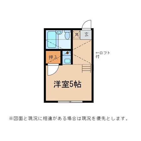 メゾン岡の宮D棟の物件間取画像